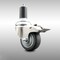 Service Caster 3 Inch 316SS Thermoplastic Rubber Swivel 1-1/4 Inch Stem Caster Lock Brake SCC SCC-SS316TTLEX20S314-TPRB-114 - alternate 1
